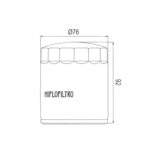 Hiflo HF171C Filter ulja hrom