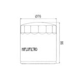 Hiflo HF174C Filter ulja hrom