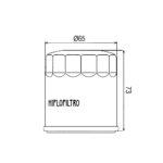 Hiflo HF177 Filter ulja