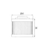 Hiflo HF186 Filter ulja