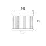Hiflo HF540 Filter ulja
