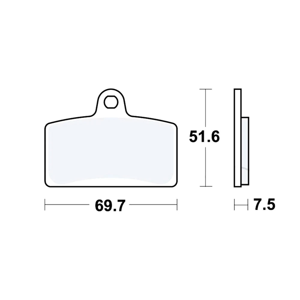 MCB780 TRW MCB780 Disk pločice za motocikle ( ORGANIC ) - Слика 1