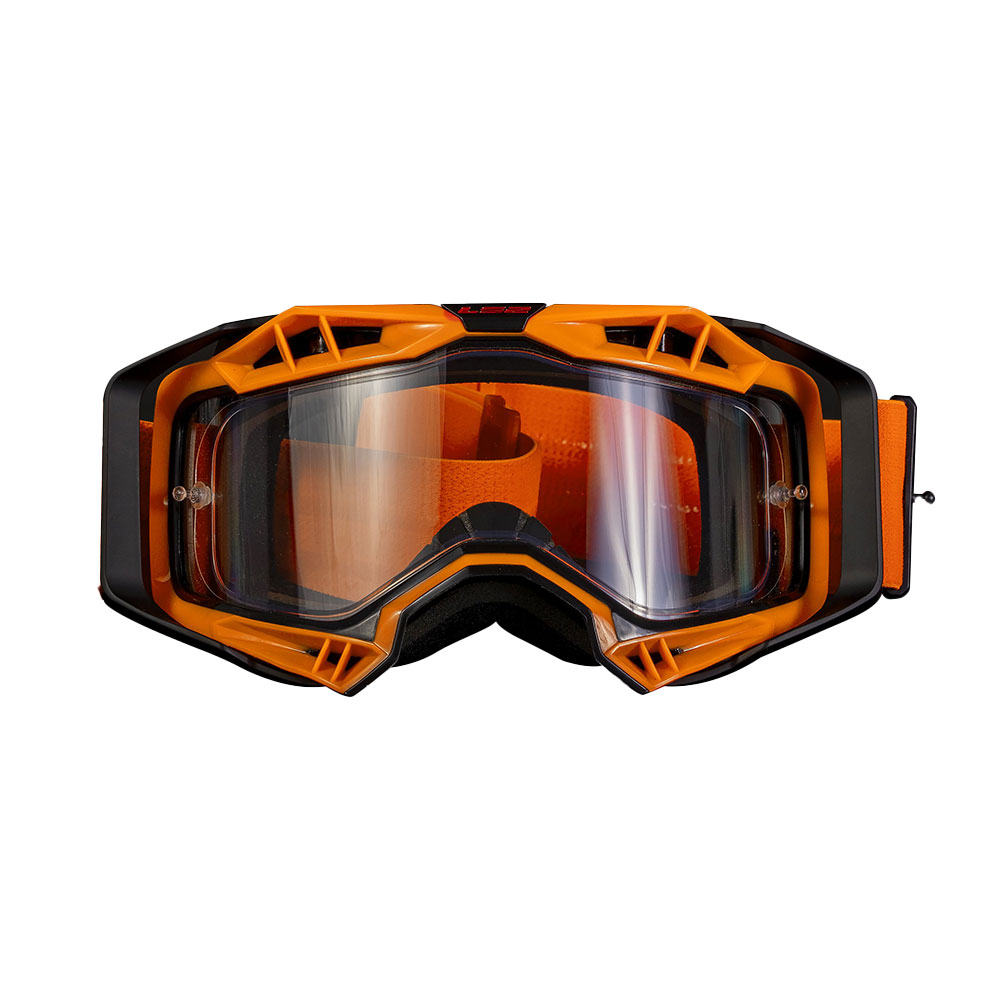 7201003052 Moto Cross naočare LS2 AURA ENDURO narandžaste - Слика 1
