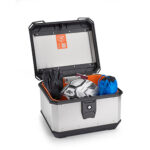 Kappa KMX400A centralni kofer K’METROBOX ALU sivi Monolock 40L