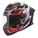 Kaciga za motor LS2 Full Face RAPID III XTREM belo crno crvena FF820