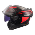 Kaciga za motor LS2 Flip Up ADVANT II ASTRAL crvena FF910