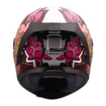 Kaciga za motor LS2 Full Face RAPID III POPPIES II belo roza FF820 - Слика 2