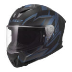 Kaciga za motor LS2 Full Face RAPID III XTREM crno plava FF820
