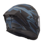 Kaciga za motor LS2 Full Face RAPID III XTREM crno plava FF820