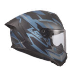 Kaciga za motor LS2 Full Face RAPID III XTREM crno plava FF820