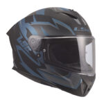 Kaciga za motor LS2 Full Face RAPID III XTREM crno plava FF820