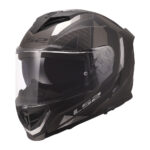 Kaciga za motor LS2 Full Face STORM III SPORTY crno siva FF818