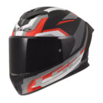 Kaciga za motor LS2 Full Face RAPID III HYPER crno crvena FF820