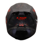 Kaciga za motor LS2 Full Face RAPID III KAIJU II crno crvena FF820 - Слика 2
