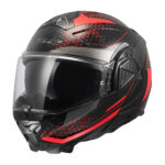 Kaciga za motor LS2 Flip Up ADVANT II ASTRAL crvena FF910