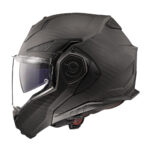 Kaciga za motor LS2 Flip Up ADVANT X SOLID mat carbon sa naočarima FF901