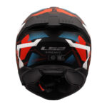 Kaciga za motor LS2 Full Face STREAM II  MIKA belo plavo crvena sa naočarima FF808