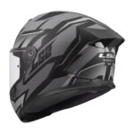 Kaciga za motor LS2 Full Face RAPID III XTREM crno siva FF820