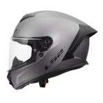 Kaciga za motor LS2 Full Face RAPID III SOLID mat titanijum FF820 - Слика 4