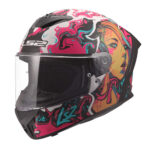 Kaciga za motor LS2 Full Face RAPID III CYBERG ljubičasta FF820
