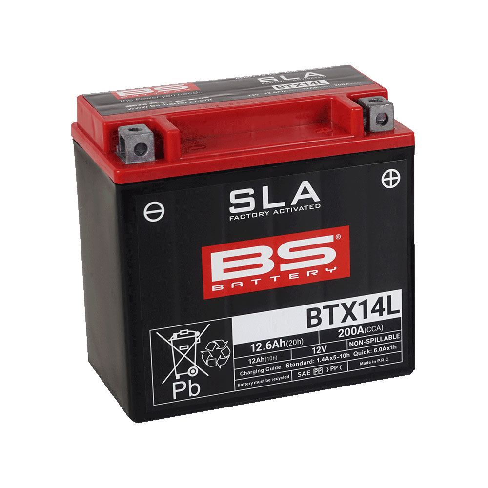 BTX14L-FA BS akumulator BTX14HL-FA 12V 14Ah 200A gel SLA Max desni plus (150x87x145)