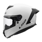 Kaciga za motor LS2 Full Face RAPID III Solid bela FF820 - Слика 4