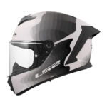 Kaciga za motor LS2 Full Face RAPID III FLOW belo siva FF820 - Слика 4
