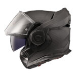 Kaciga za motor LS2 Flip Up ADVANT X SOLID mat carbon sa naočarima FF901