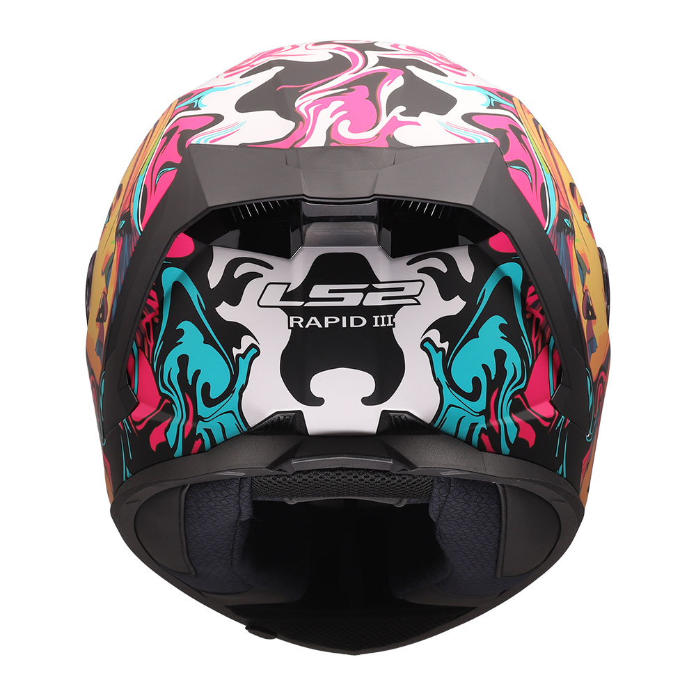 Kaciga za motor LS2 Full Face RAPID III CYBERG ljubičasta FF820