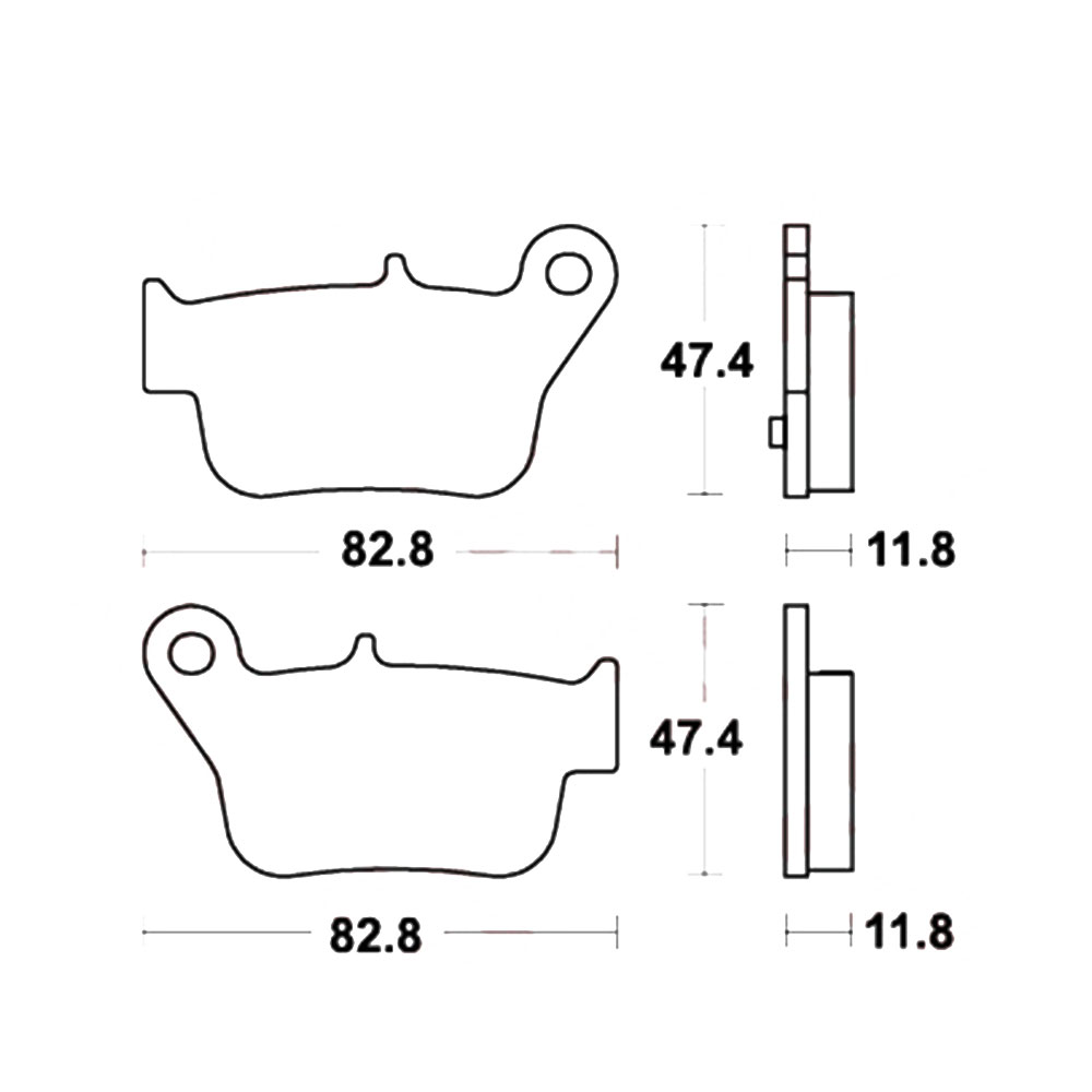 MCB873SRM TRW MCB873SRM Disk pločice za motocikle ( MAXI – SCOOTER SINTER )