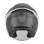 Kaciga za motor NOX Jet N130 EKTO belo mat crna - Слика 2