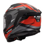 Kaciga za motor LS2 Full Face FF818 STORM III KOMAI crno crvena - Слика 3