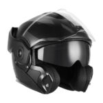 Kaciga za motor NOX PREMIUM SPINNER Flip Up/Back sa naočarima mat crna