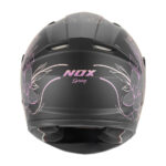 Kaciga za motor NOX Full Face N731 SPRING mat roza - dečija - Слика 2