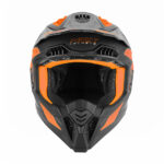 Kaciga za motor NOX Cross N634 STORM narandžasto mat crna - Слика 3