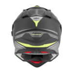 Kaciga za motor NOX Enduro sa vizirom N312 TRACK žuto mat crna