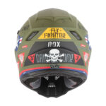 Kaciga za motor NOX Cross N761 FIGHTER mat KHAKI – dečija