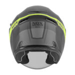 Kaciga za motor NOX Jet N130 EKTO mat crno žuta