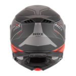 Kaciga za motor NOX Flip Up N967 CONQUER sa naočarima mat crno crvena - Слика 2