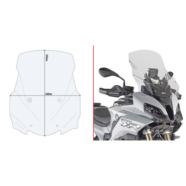 GIVI D5138ST vizir providni BMW S1000 XR (2020-2026)