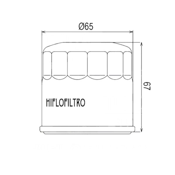 Hiflo HF205 Filter ulja
