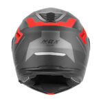 Kaciga za motor NOX Flip Up N968 SHIFT sa naočarima mat crno crvena