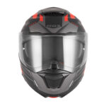 Kaciga za motor NOX Flip Up N967 CONQUER sa naočarima mat crno crvena - Слика 3