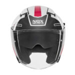 Kaciga za motor NOX Jet N130 EKTO rozo bela