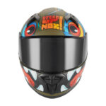 Kaciga za motor NOX Full Face N731 SCRAPPY KHAKI mat - dečija - Слика 2