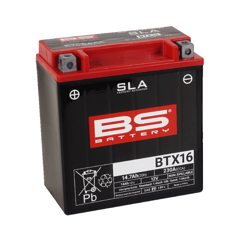 BTX16-FA BS akumulator BTX16-FA 12V 14Ah 230A SLA levi plus (150x87x161) - Слика 1