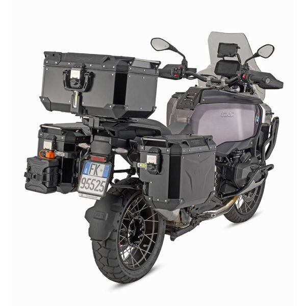 GIVI OBKEV44BL bočni kofer TREKKER OUTBACK EVO SMART 44 Black Line ALU crni levi 44L