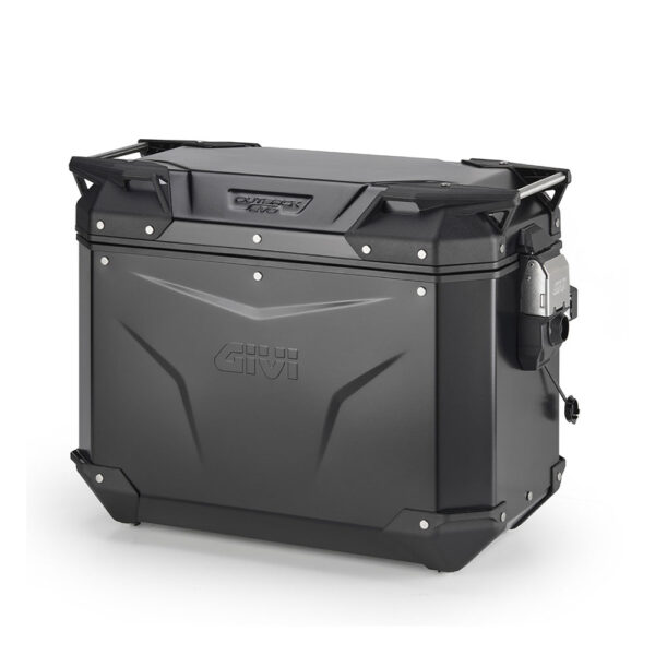 GIVI OBKEV44BL bočni kofer TREKKER OUTBACK EVO SMART 44 Black Line ALU crni levi 44L