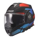 Kaciga LS2 Flip Up FF901 ADVANT X NOVA crno crveno plava