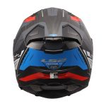 Kaciga LS2 Full Face FF811 VECTOR II CARBON SAVAGE belo plavo crvena